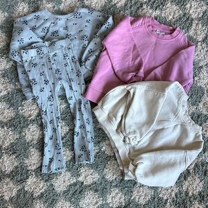Zara Kids Matching Set and sweatshirt size 2-3